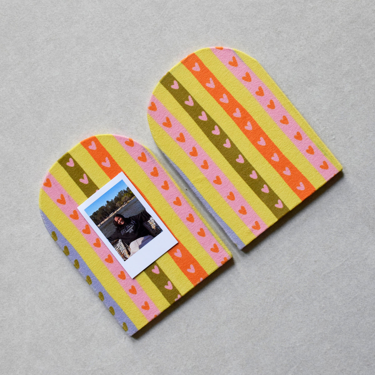 Stripy Hearts Picboard