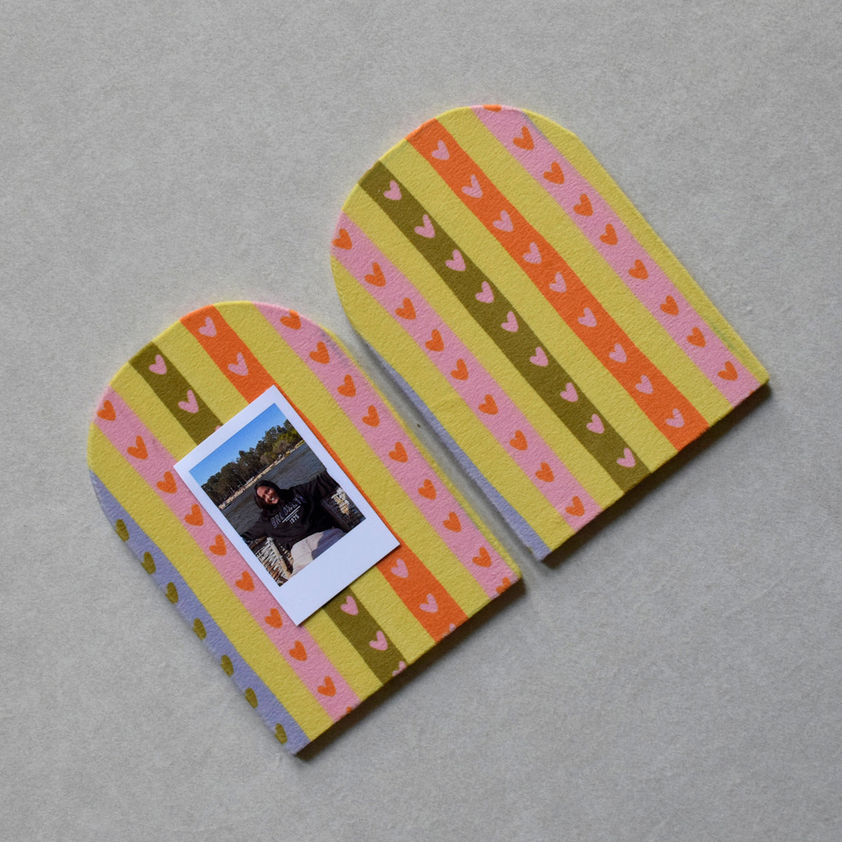 Stripy Hearts Picboard